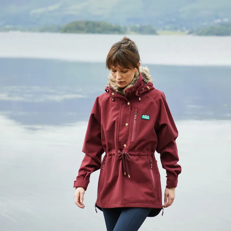 Ridgeline Ladies Monsoon Nordic Smock Winter Berry-2