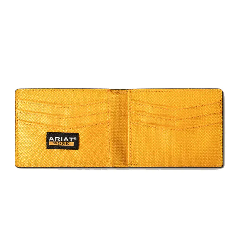 Ariat Work Canvas Bifold Wallet Black-1