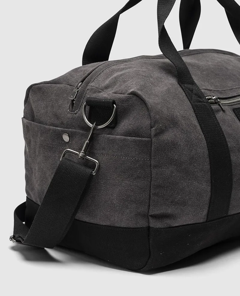 Rodd and Gunn Foxton Duffle Bag in Charcoal/Onyx-2