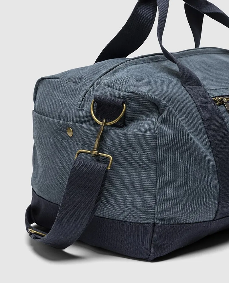 Rodd and Gunn Foxton Duffle Bag in Denim Blue/Navy-2