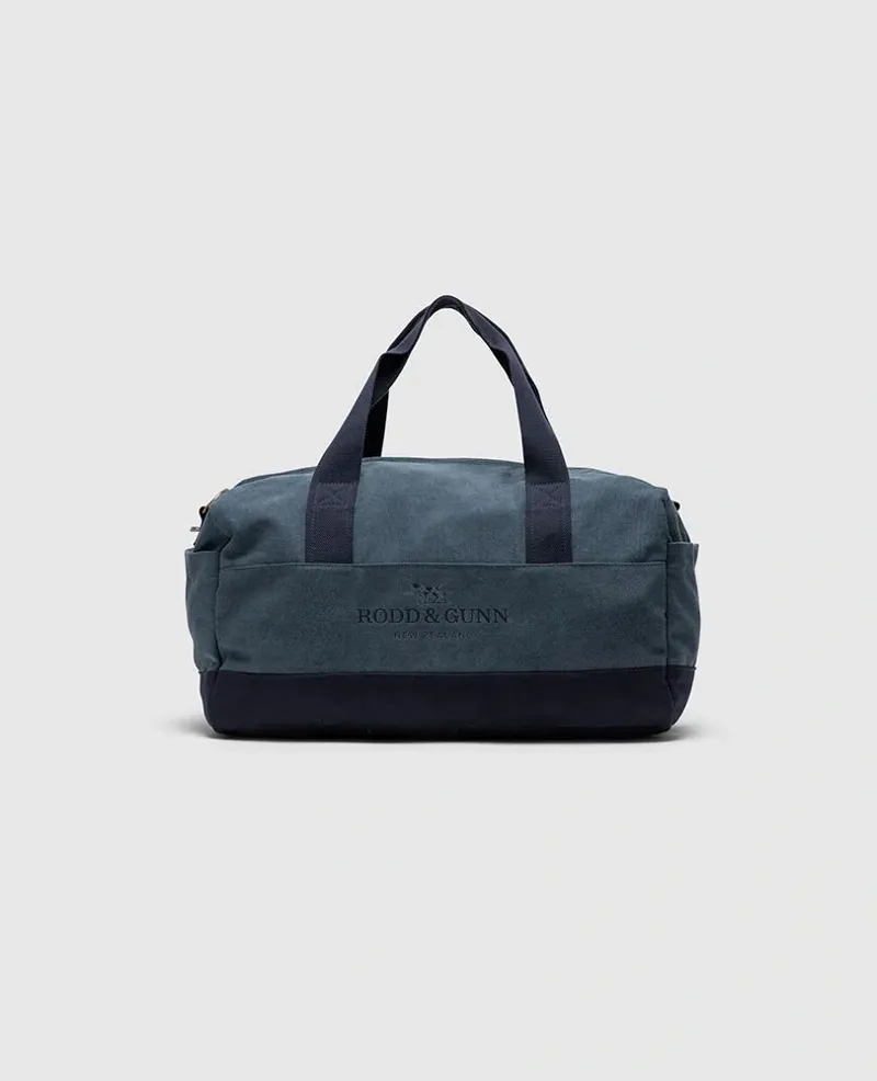 Rodd and Gunn Foxton Duffle Bag in Denim Blue/Navy-4