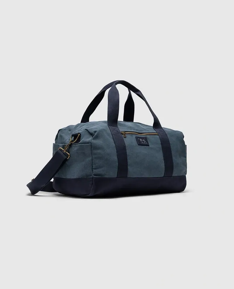 Rodd and Gunn Foxton Duffle Bag in Denim Blue/Navy-6