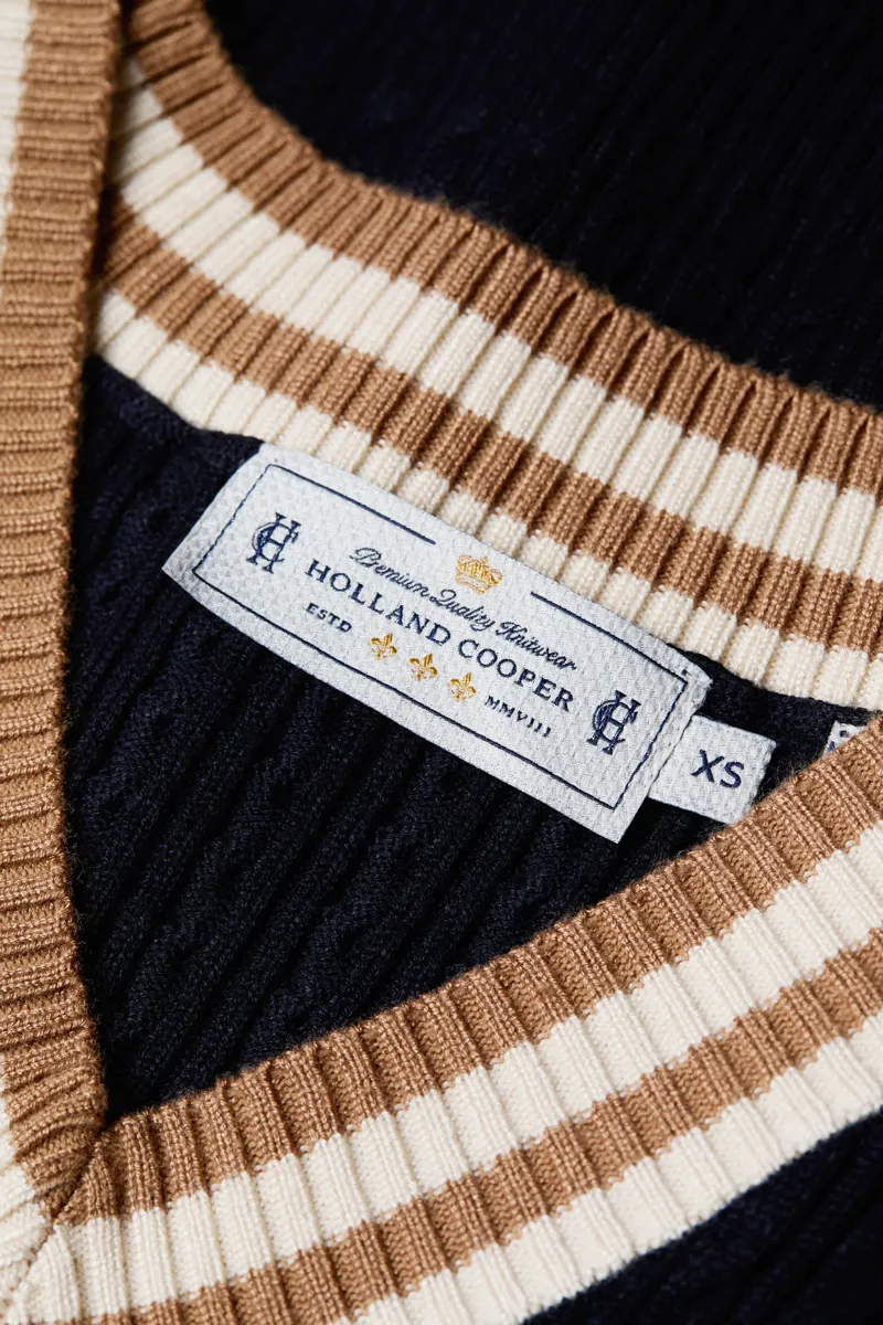 Holland Cooper Zoe Sleeveless Tank Ink Navy-6