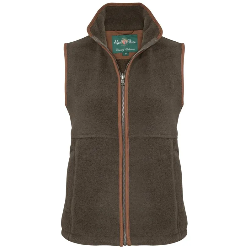 Alan Paine Aylsham Ladies Fleece Waistcoat Green