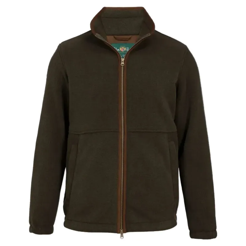 Alan Paine Aylsham Windblock Fleece Jacket Men's in Green