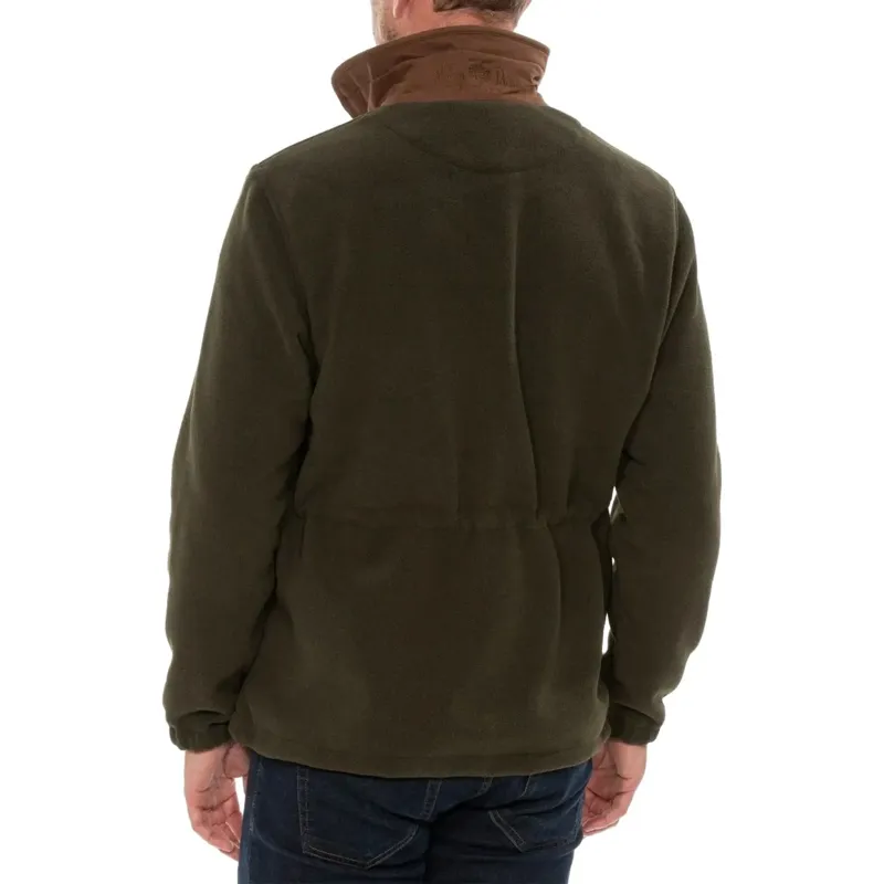 Alan Paine Aylsham Windblock Fleece Jacket Men's in Green-2