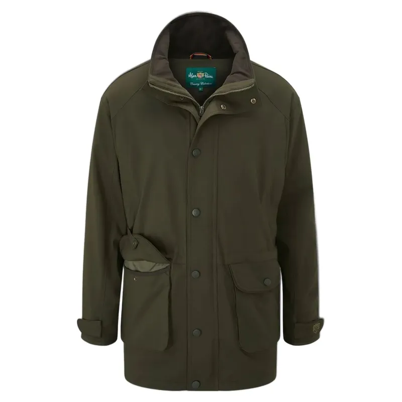 Alan Paine Dunswell Men's Waterproof Field Coat in Olive