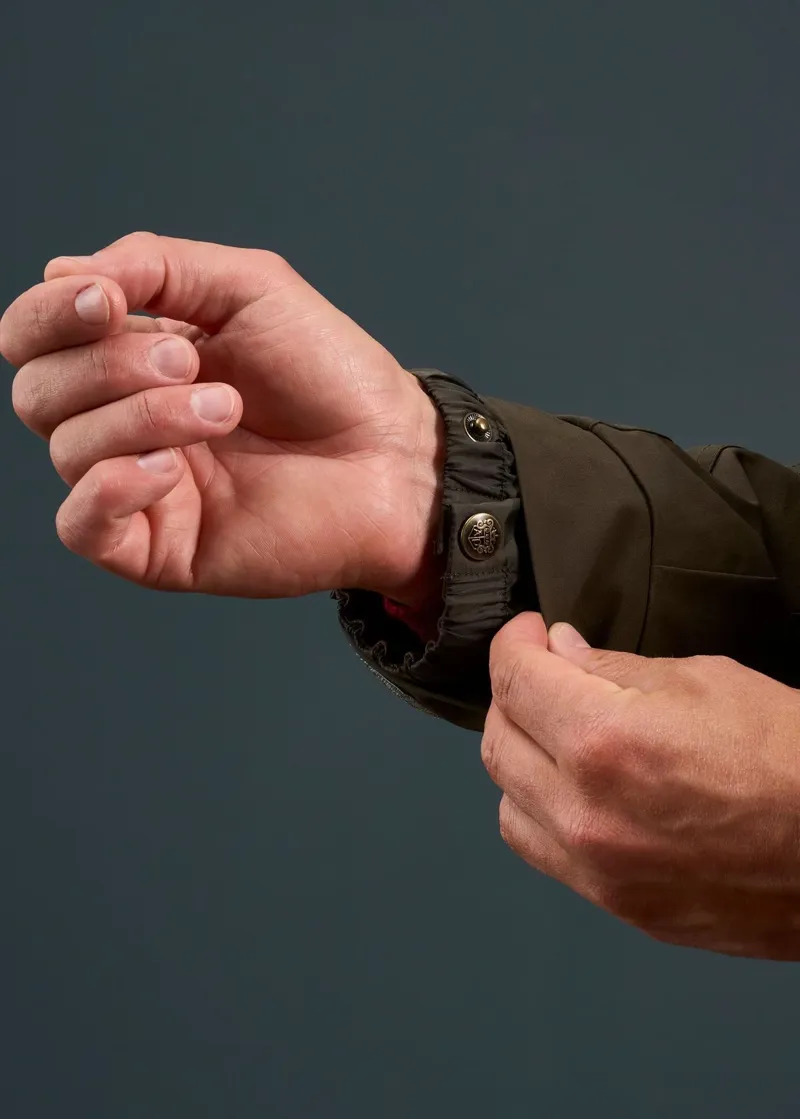 Alan Paine Dunswell Men's Waterproof Field Coat in Olive-5