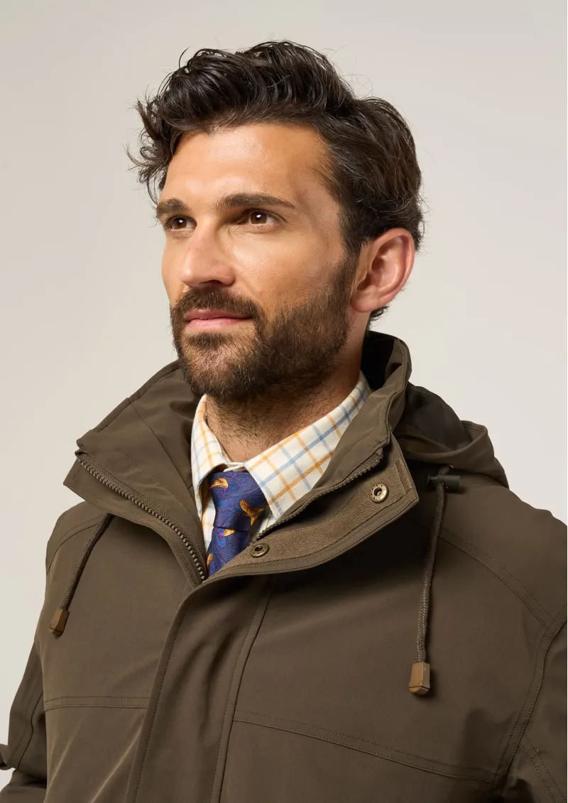 Alan Paine Lockwood Men's Shooting Coat in Olive-7