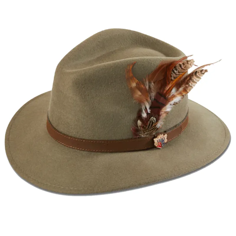 Alan Paine Richmond Unisex Felt Hat Oat