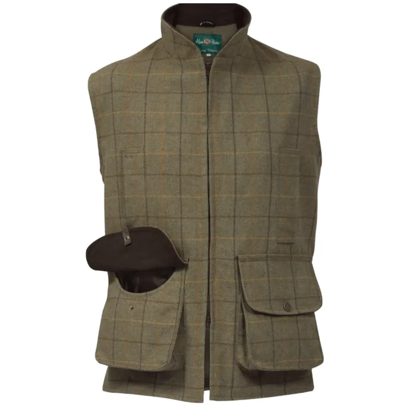 Alan Paine Rutland Mens Waistcoat Dark Moss