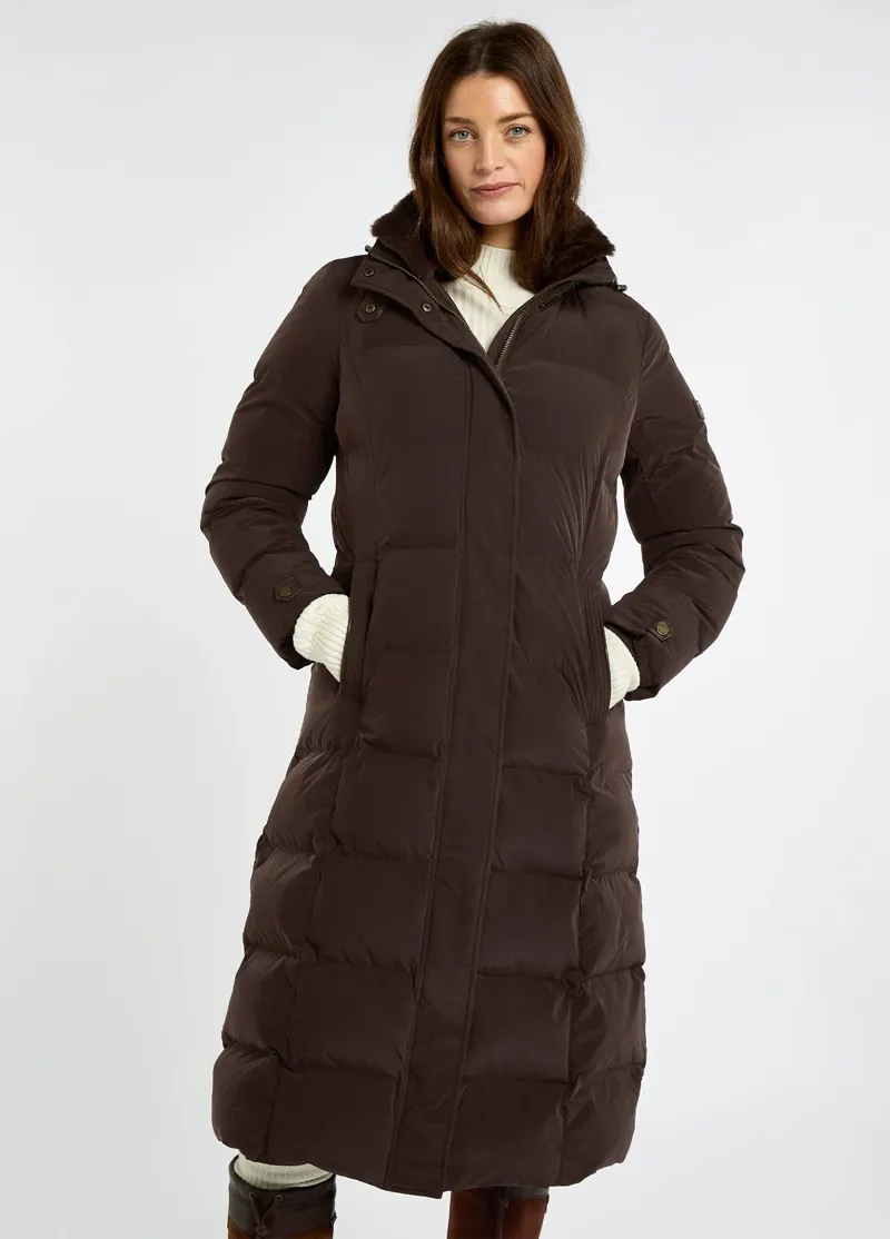 Dubarry Aldborough Ladies Down Coat in Mahogany-4