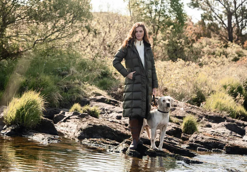 Dubarry Aldborough Down Coat Olive-5