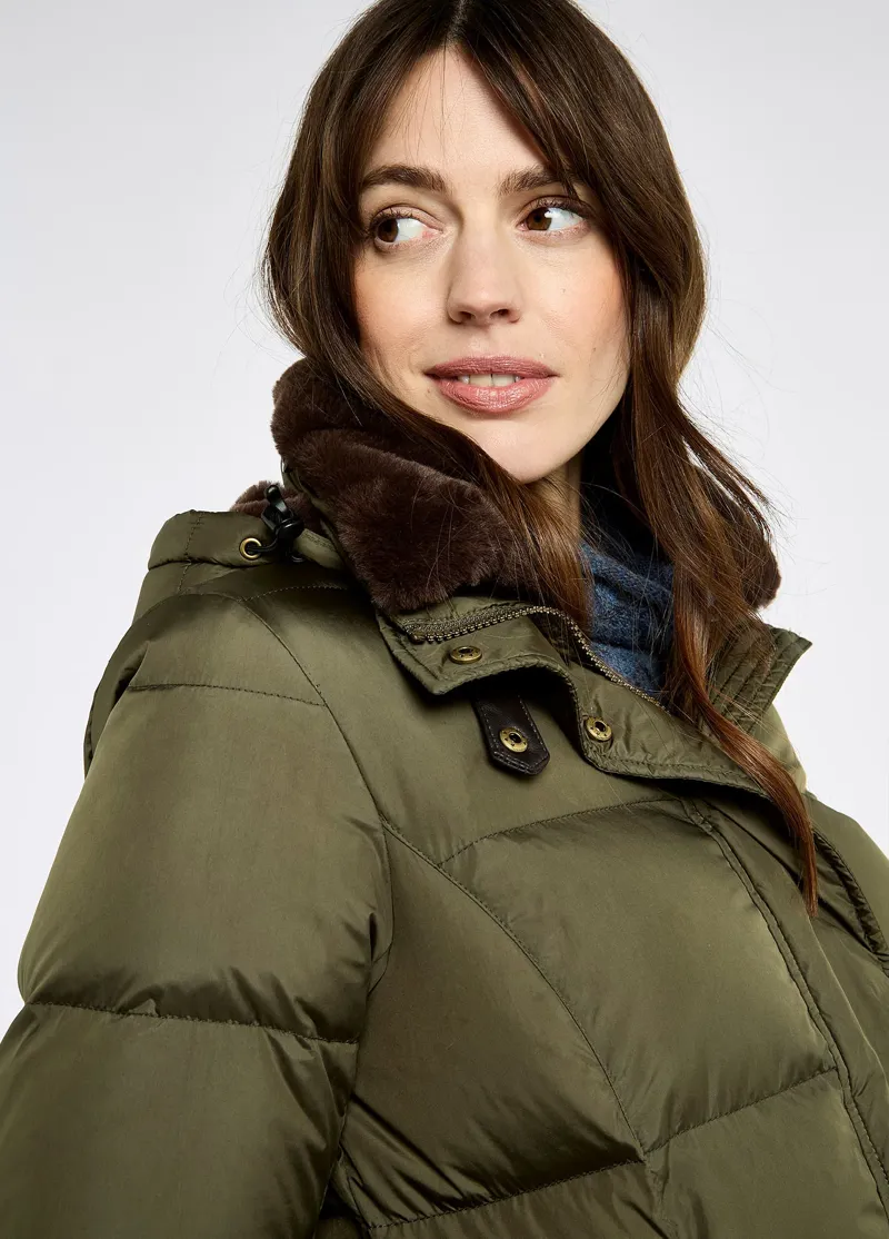 Dubarry Aldborough Down Coat Olive-1