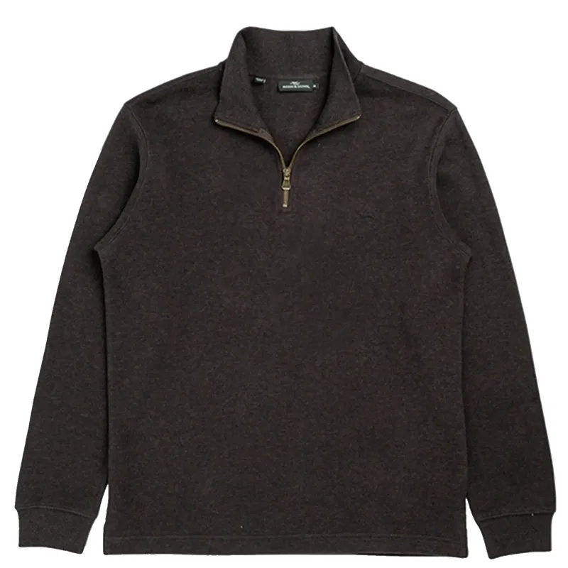 Rodd and Gunn Alton Ave Quarter Zip Sweat Mud