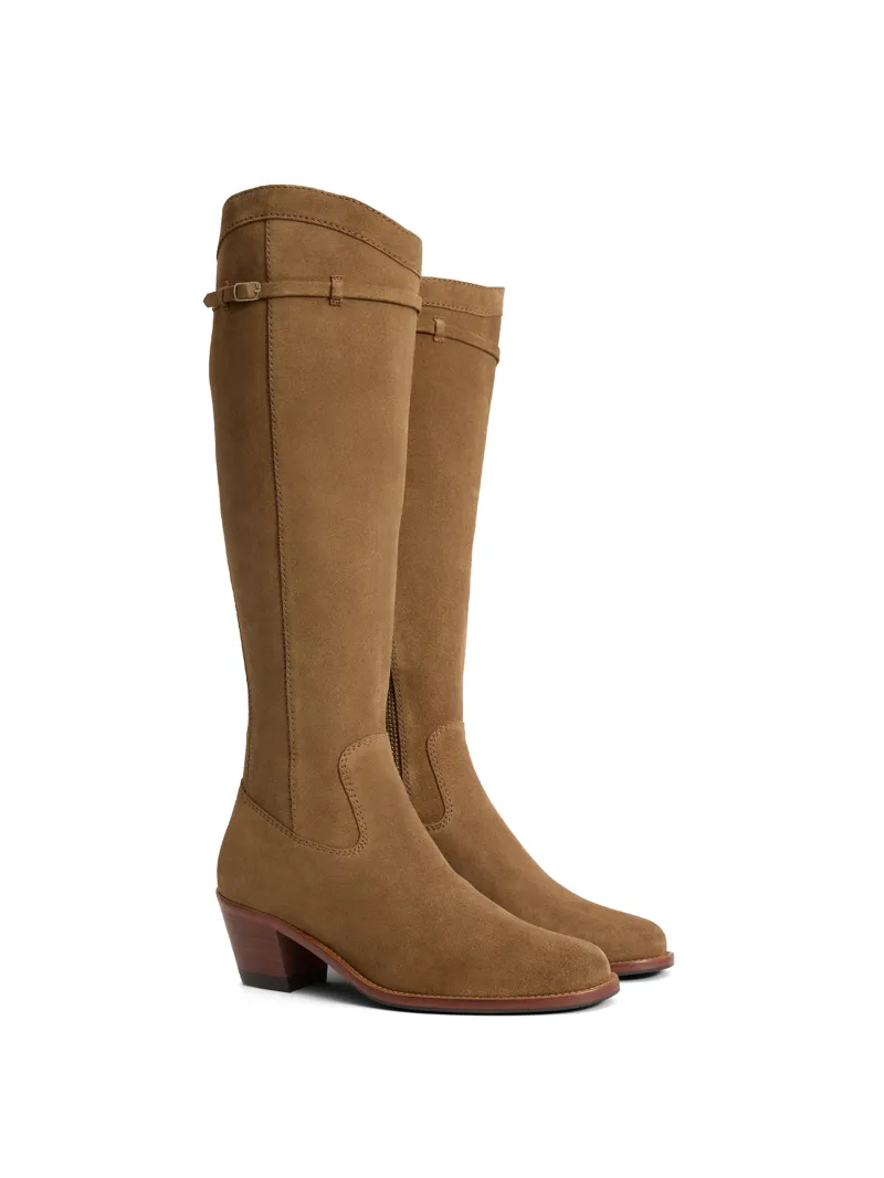 Fairfax and Favor Heeled Kimberley Tan Suede