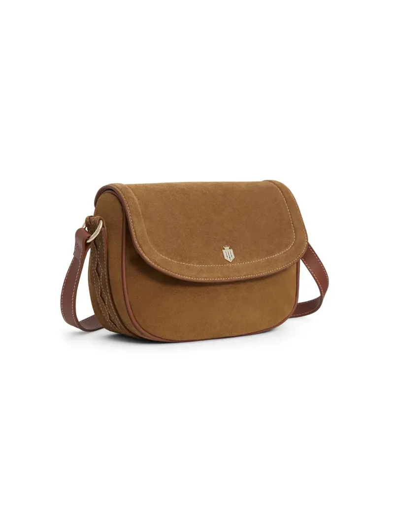 Fairfax and Favor Ohio Handbag Tan Suede