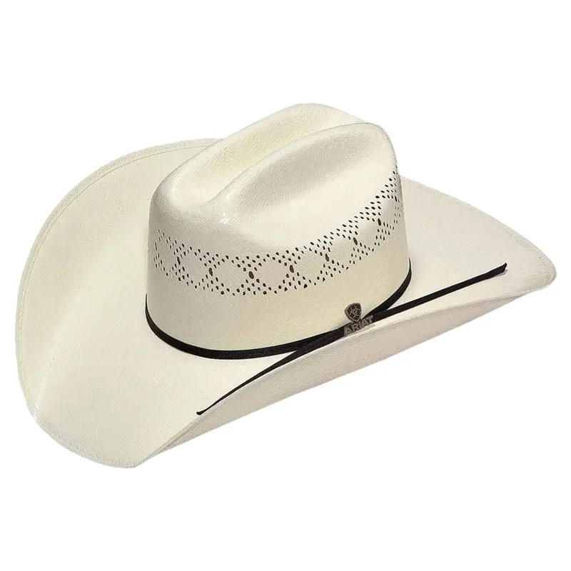 Ariat ADT 10X Two Cord Straw Hat in Natural