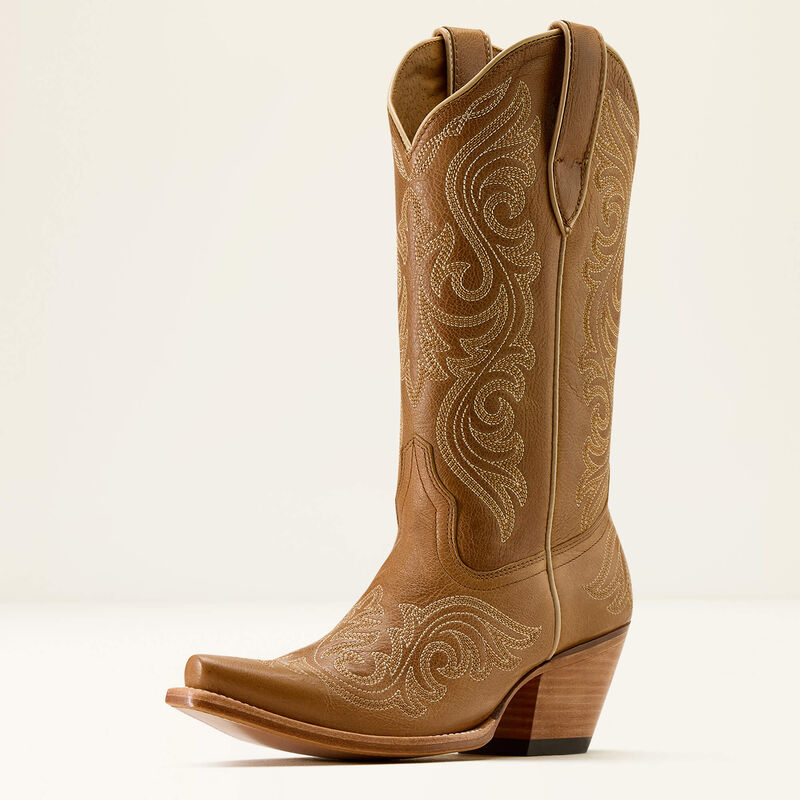 Ariat Amora X Toe Western Boot in Shades of Grain-1