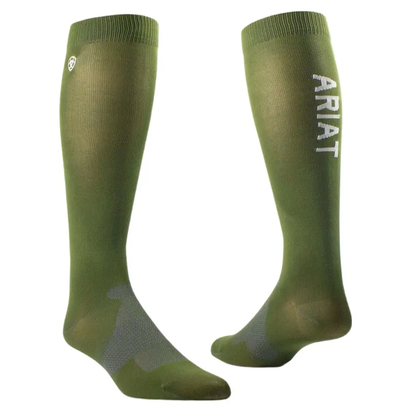 Ariat AriatTEK Essential Performance Sock in Olive