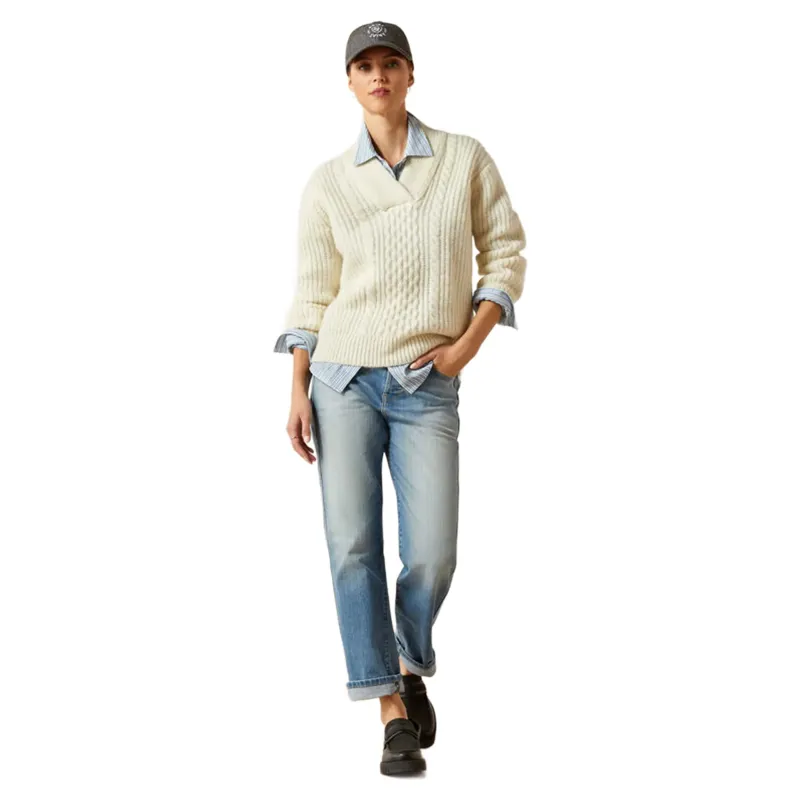 Ariat Arley Sweater Arctic Wolf-3