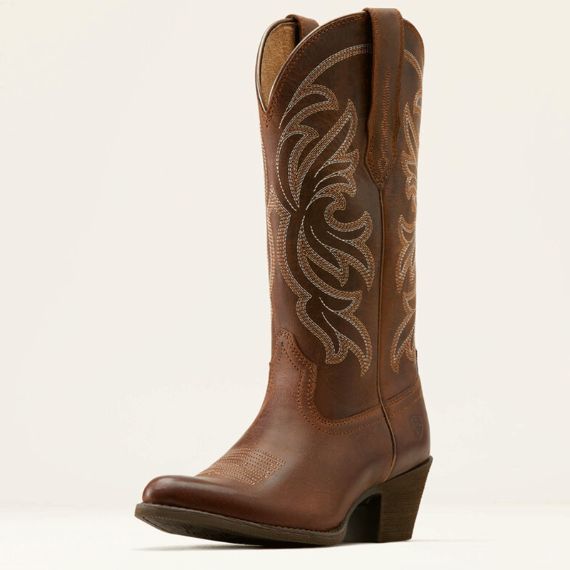 Ariat Heritage J Toe Stretch Fit Western Boots Sassy Brown-1