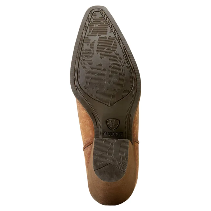 Ariat Chandler X Toe Western Boot Naturally Distressed Brown-4