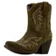 Ariat Chandler X Toe Western Boot Soft Olive Suede