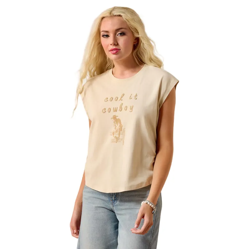 Ariat Cool It T-Shirt in Oyster Grey