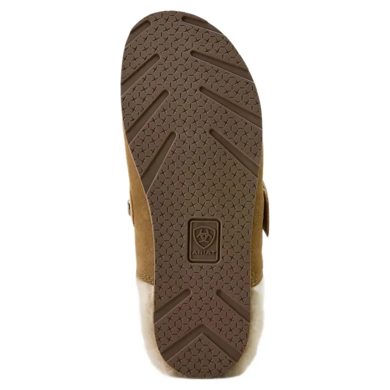 Ariat Country Mule Sherpa Ranch Brown Suede-3