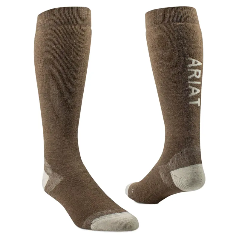 Ariat Country Performance Merino Socks Earth