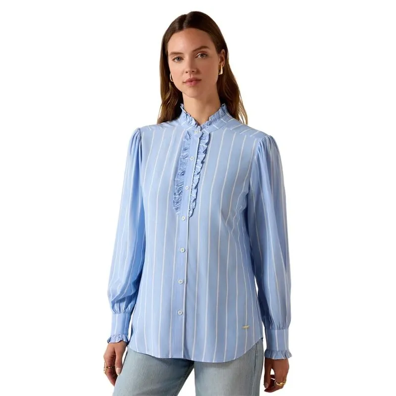 Ariat Cricklade Blouse in Pacific Blue Stripe