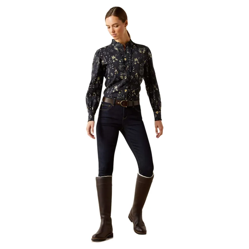 Ariat Cricklade Blouse Navy Floral Print-1