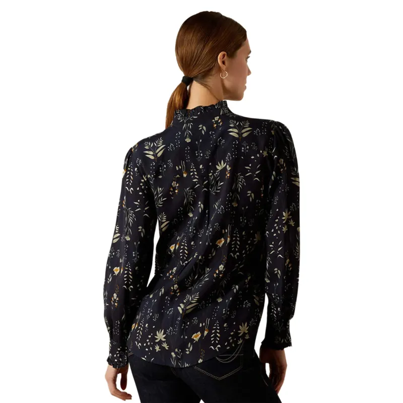 Ariat Cricklade Blouse Navy Floral Print-2