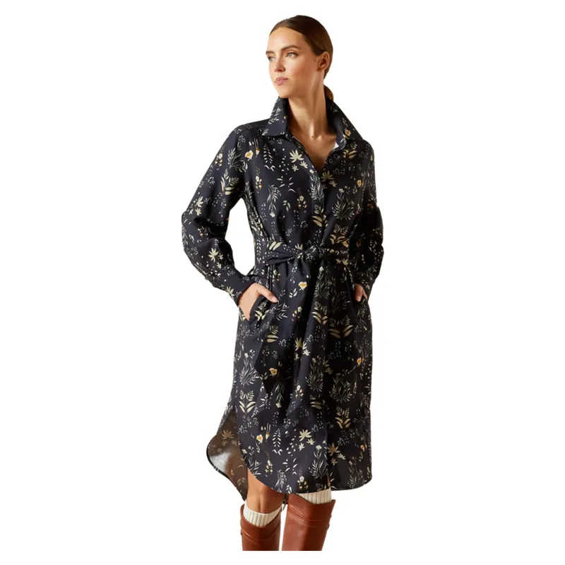 Ariat Culham Dress Navy Floral Print