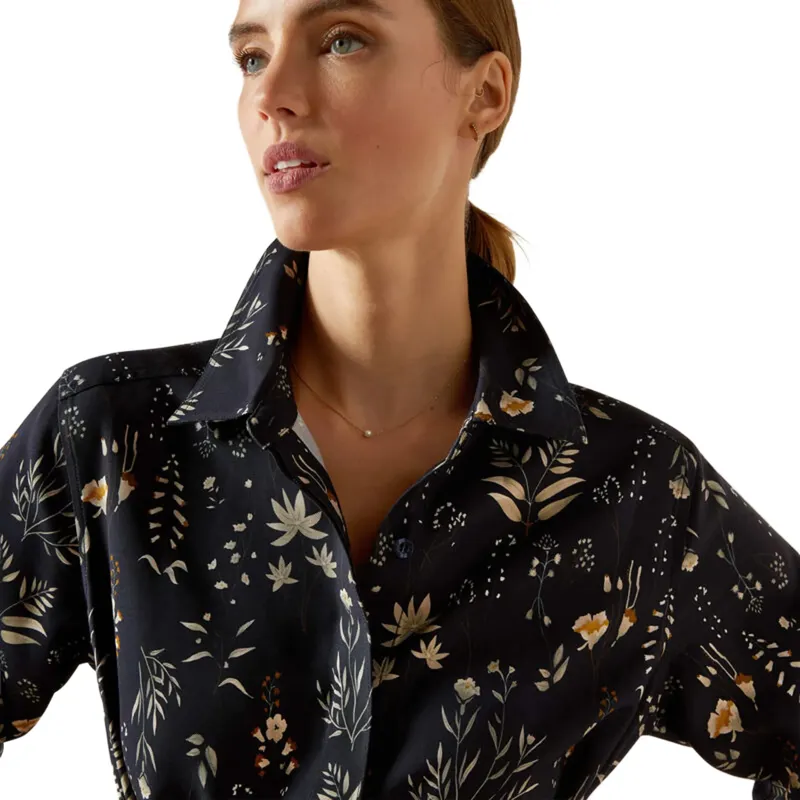 Ariat Culham Dress Navy Floral Print-2