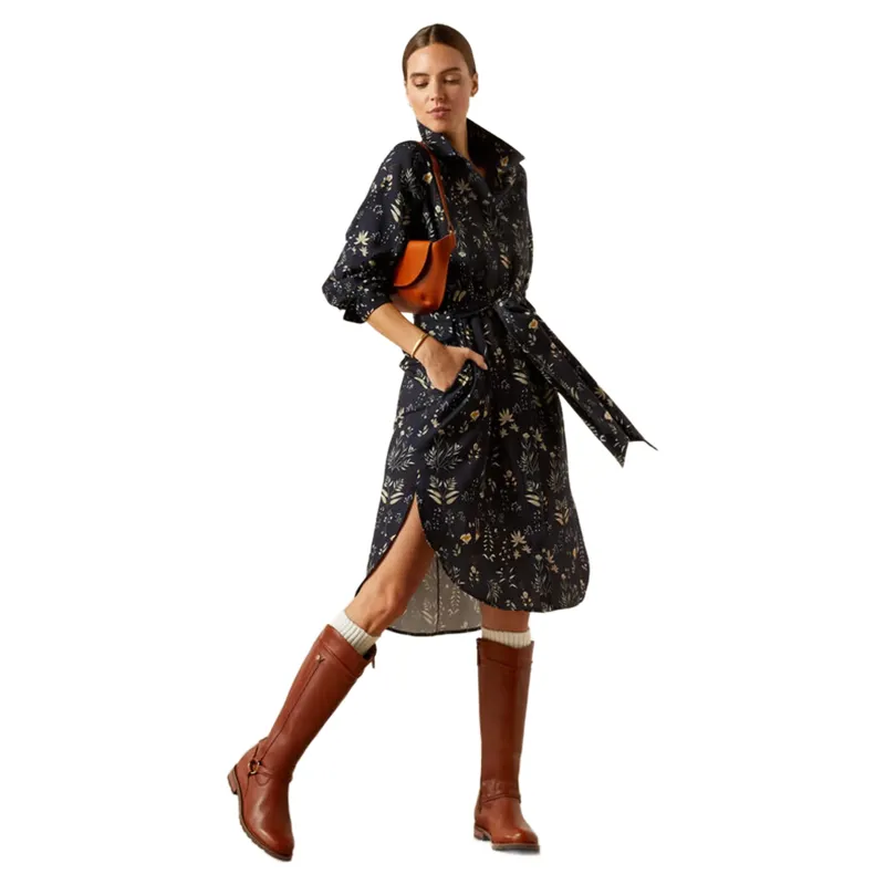 Ariat Culham Dress Navy Floral Print-4