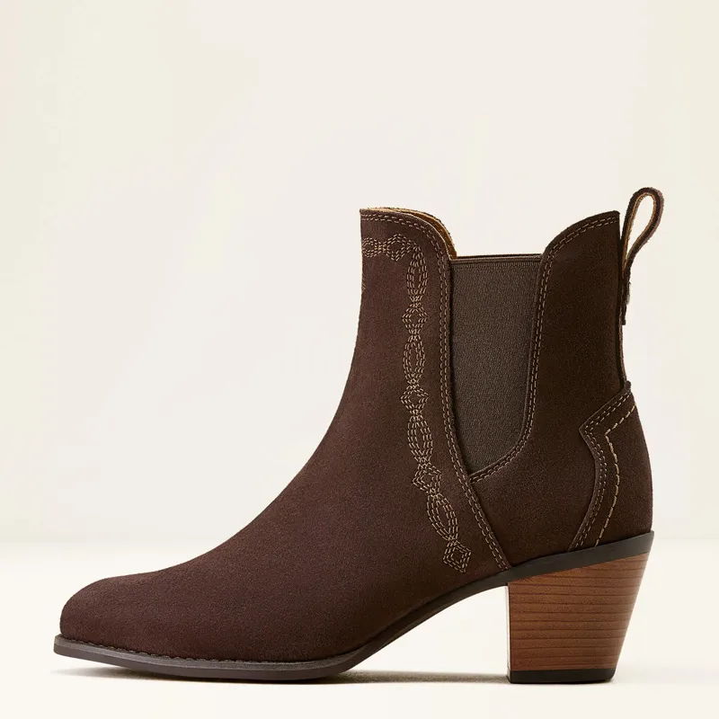 Ariat Demi Boot Chocolate Suede in Brown-2
