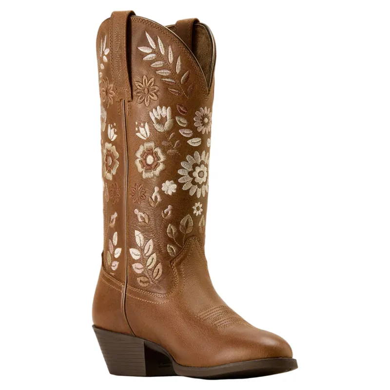 Ariat Heritage Meadow R Toe Western Boot Toasty Tan-6