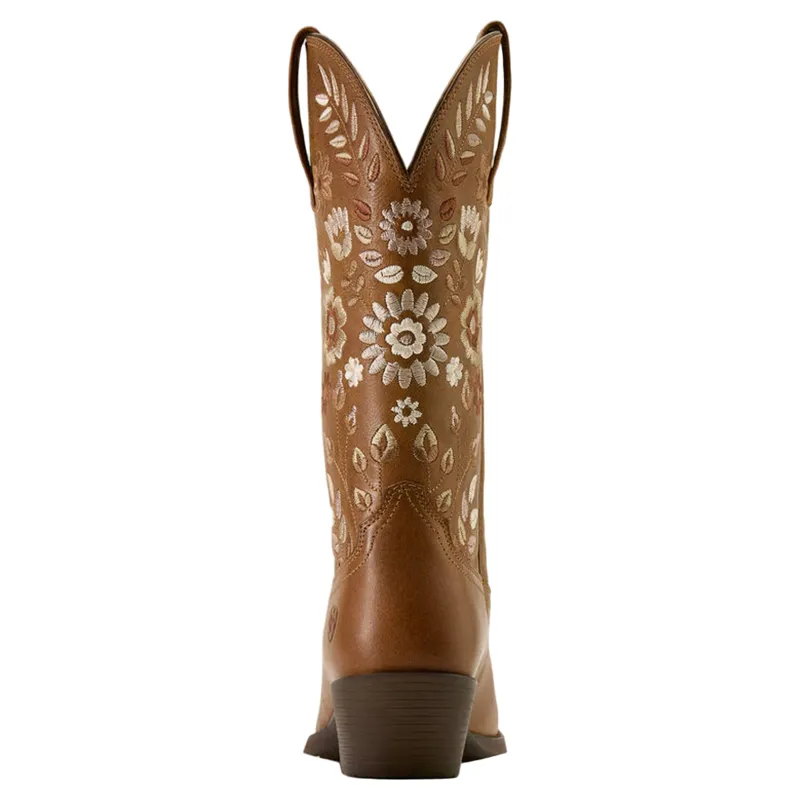 Ariat Heritage Meadow R Toe Western Boot Toasty Tan-5