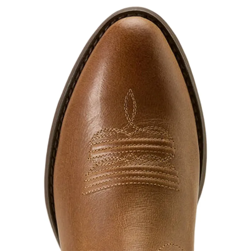 Ariat Heritage Meadow R Toe Western Boot Toasty Tan-4