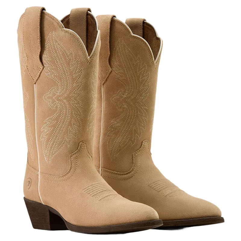 Ariat Heritage R Toe StretchFit Western Boot in Truly Taupe