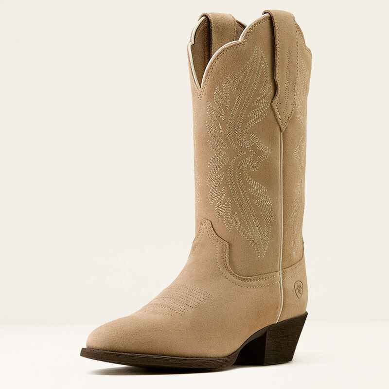 Ariat Heritage R Toe StretchFit Western Boot in Truly Taupe-1