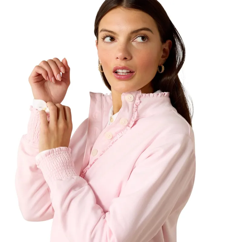 Ariat Hollingworth Sweatshirt in Icy Pink-3