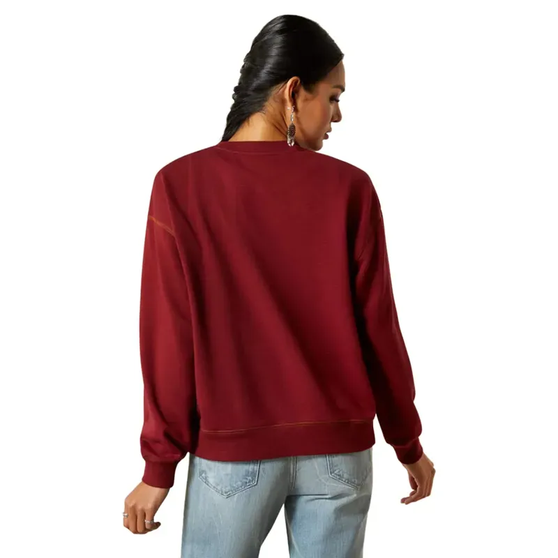 Ariat Lasso Sweatshirt Cabernet-1