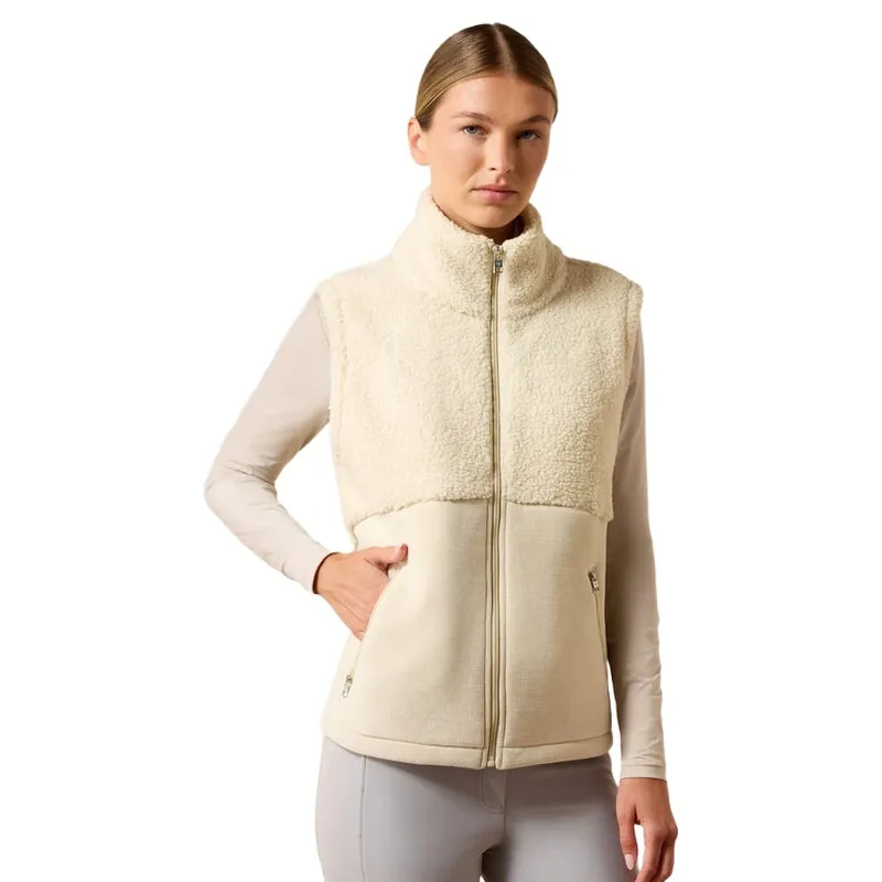 Ariat Laviolette Full Zip Vest in Almond Milk