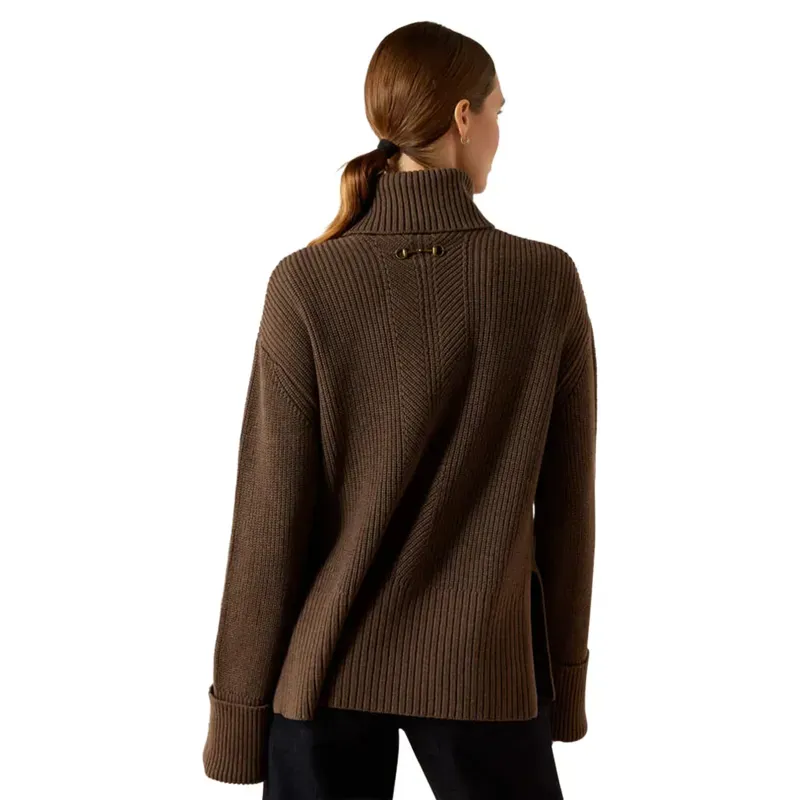 Ariat Lendal Sweater Coffee Bean Heather-1
