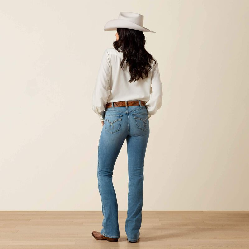 Ariat Lorena High Rise Boot Cut Jeans in Tennessee-1