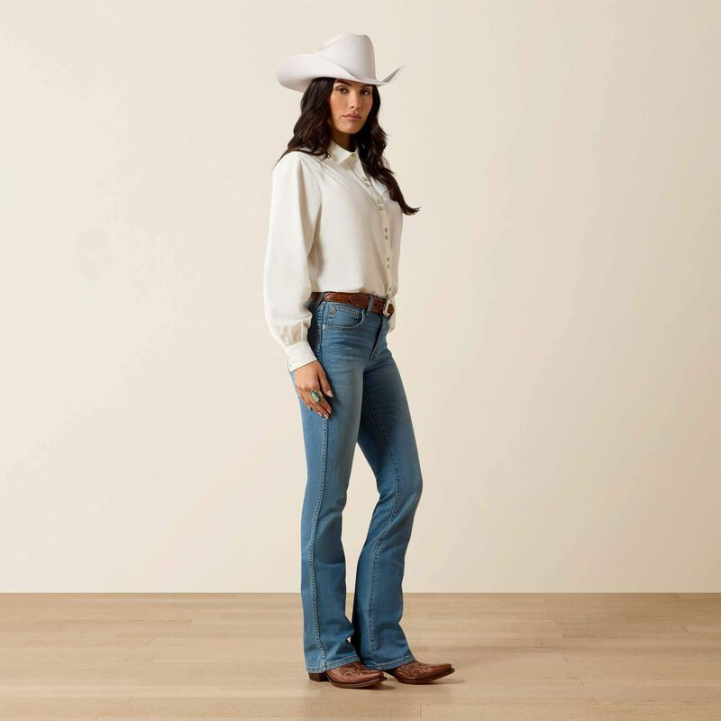 Ariat Lorena High Rise Boot Cut Jeans in Tennessee-2