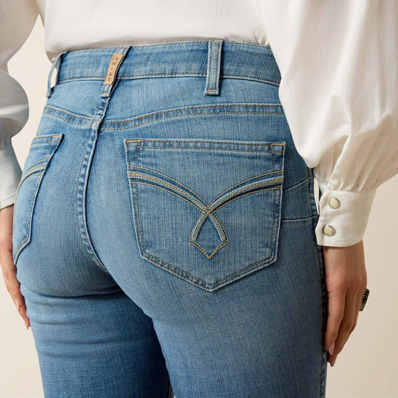 Ariat Lorena High Rise Boot Cut Jeans in Tennessee-4